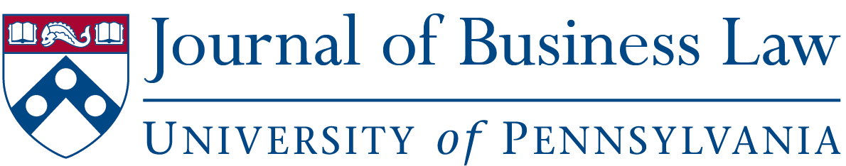 University of Pennsylvania Journal of Business Law